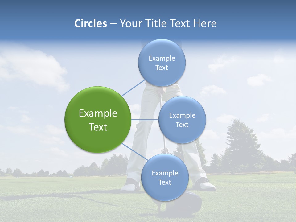 Training Putt Freedom PowerPoint Template