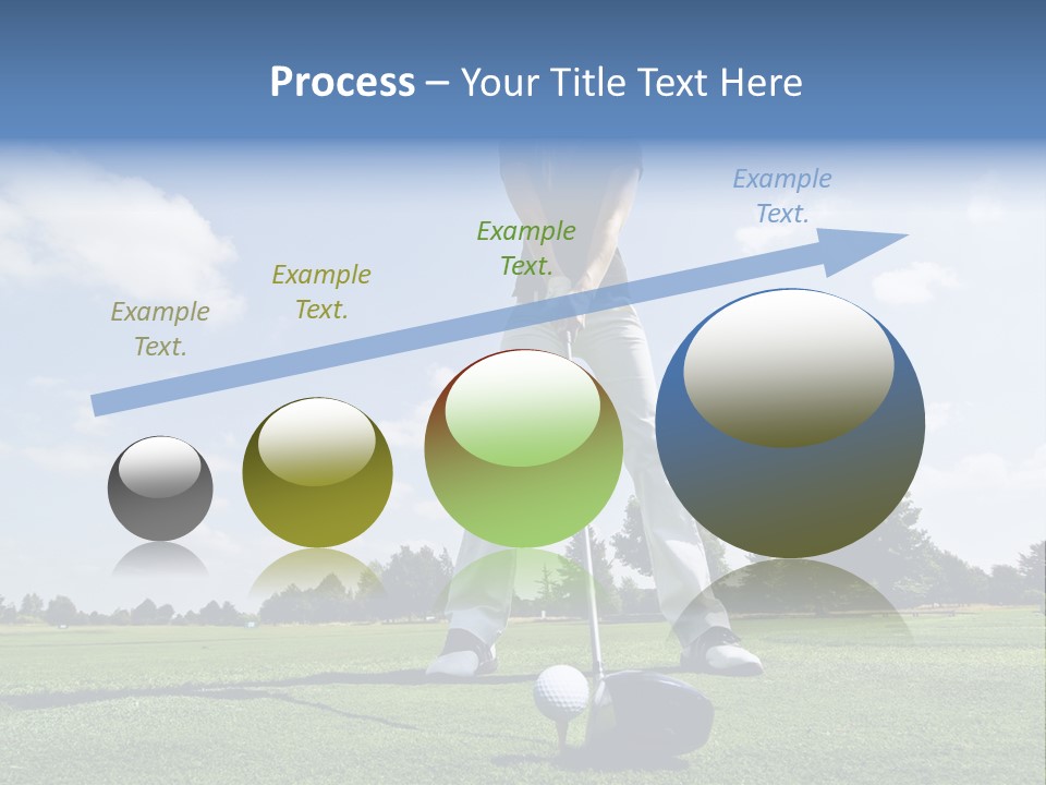 Training Putt Freedom PowerPoint Template