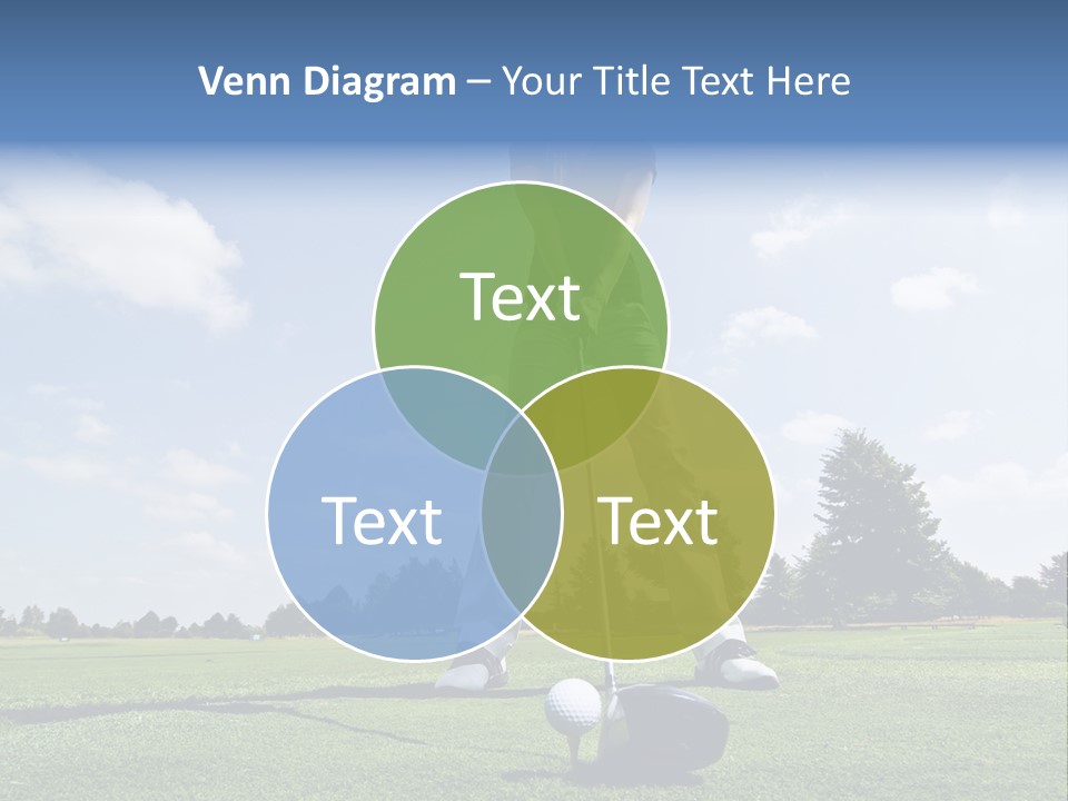Training Putt Freedom PowerPoint Template