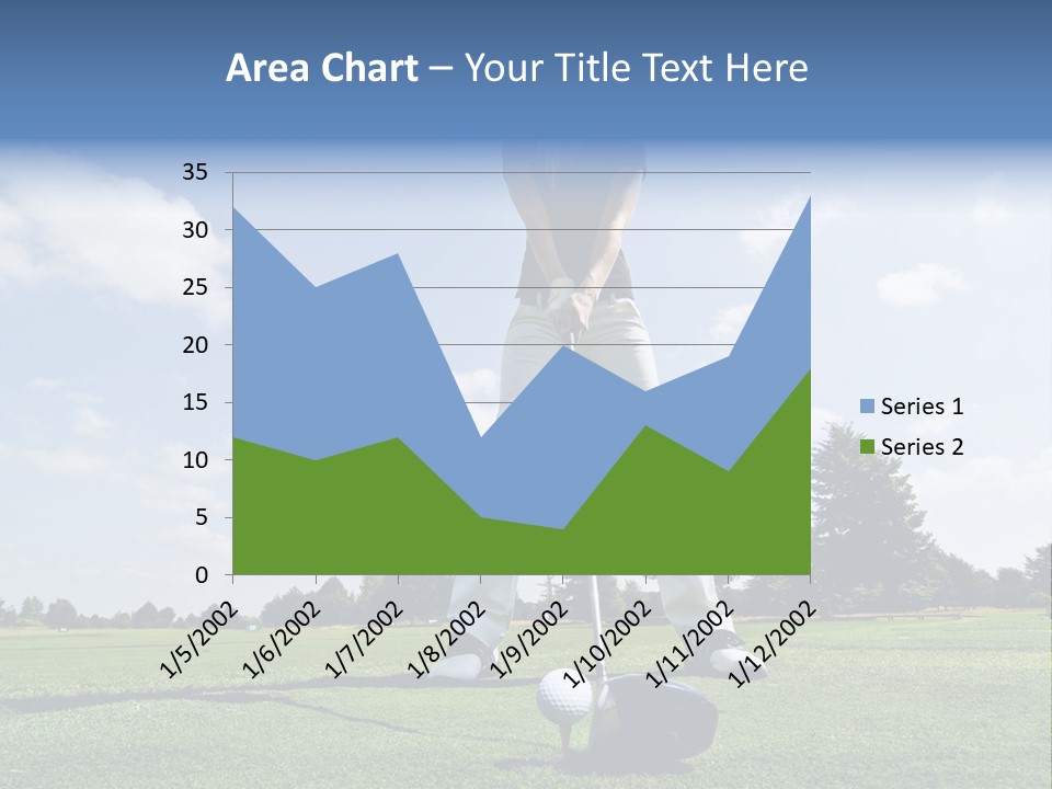 Training Putt Freedom PowerPoint Template