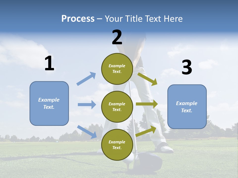 Training Putt Freedom PowerPoint Template