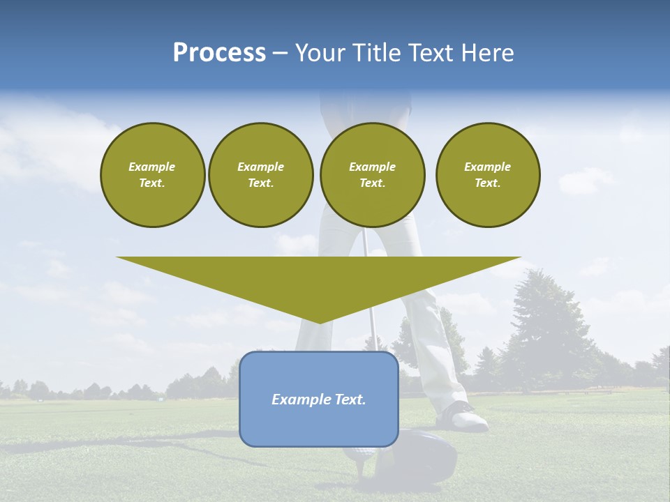Training Putt Freedom PowerPoint Template
