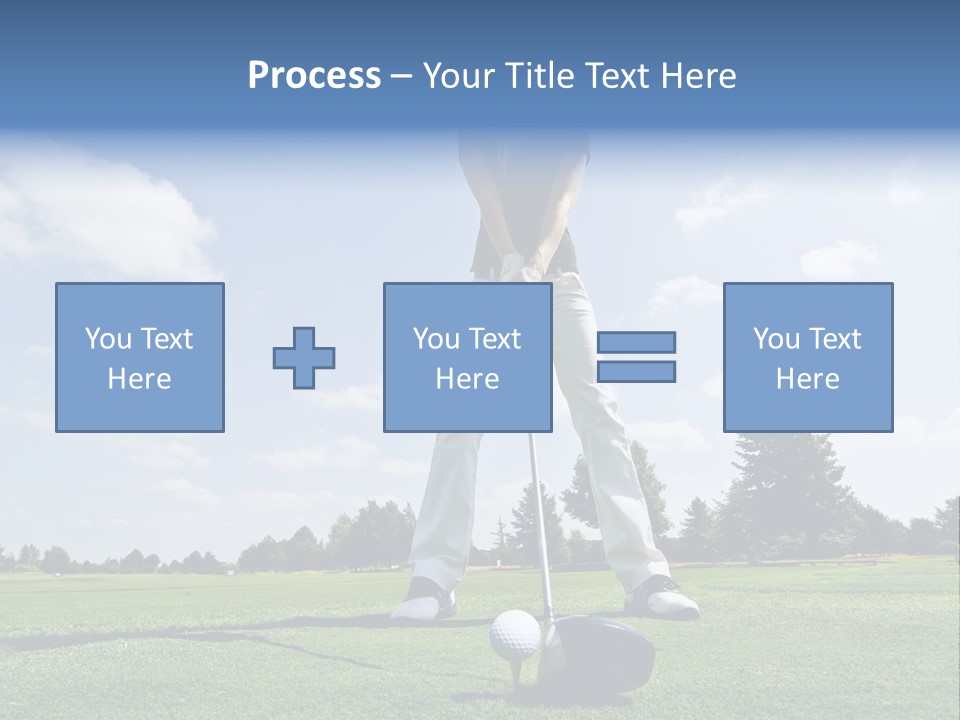 Training Putt Freedom PowerPoint Template