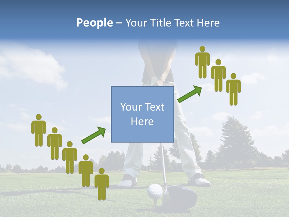 Training Putt Freedom PowerPoint Template