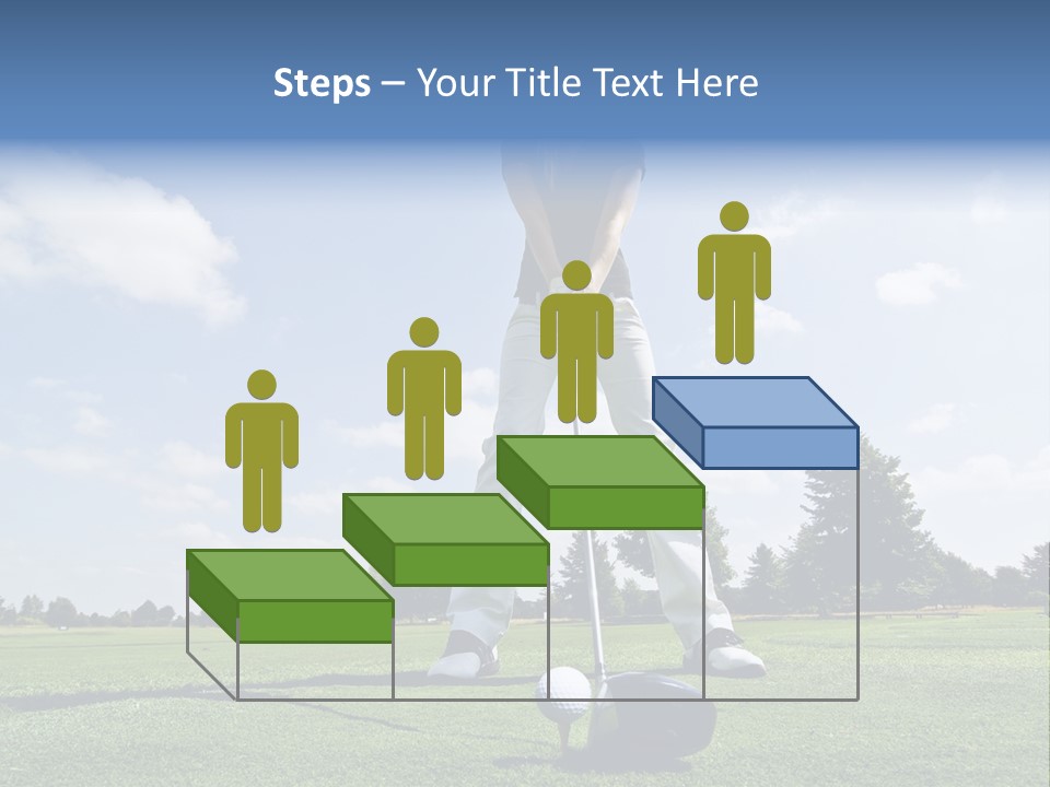Training Putt Freedom PowerPoint Template