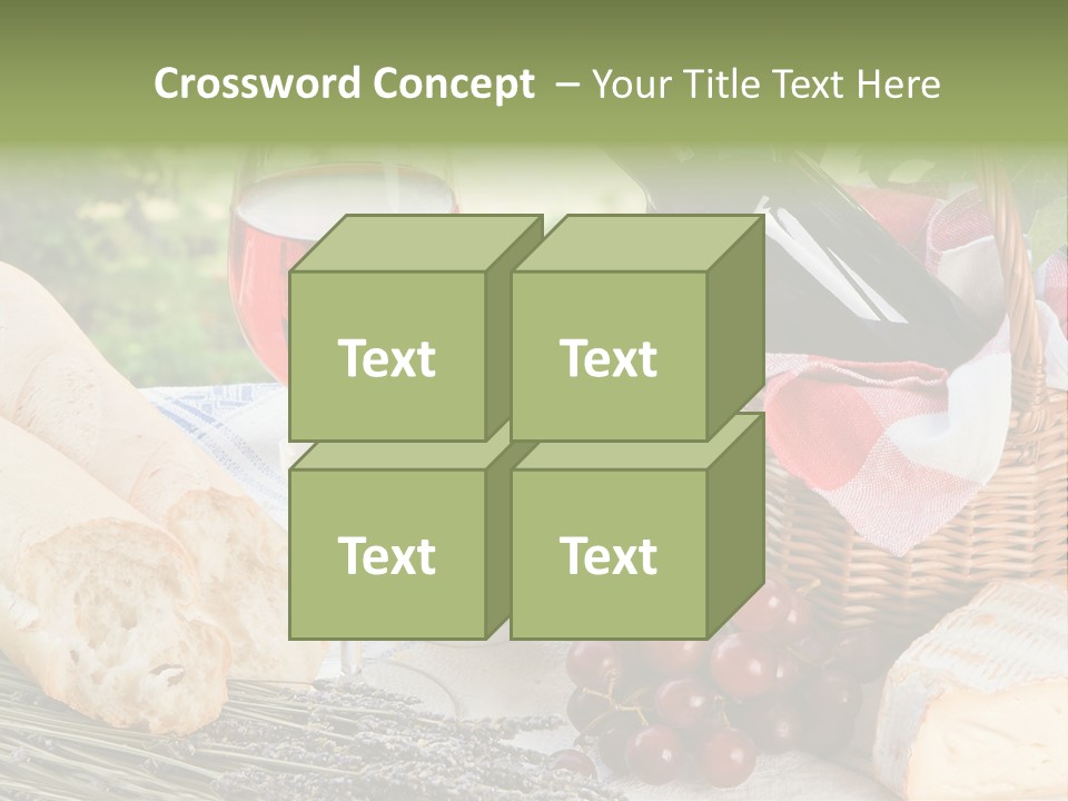 Crop Meal Cheese PowerPoint Template