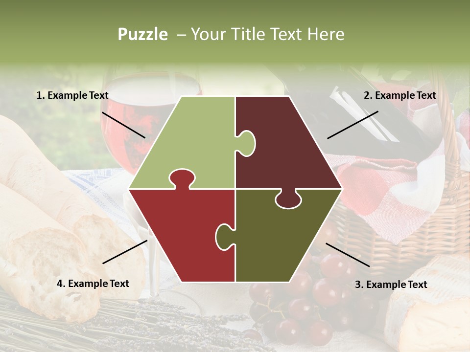 Crop Meal Cheese PowerPoint Template