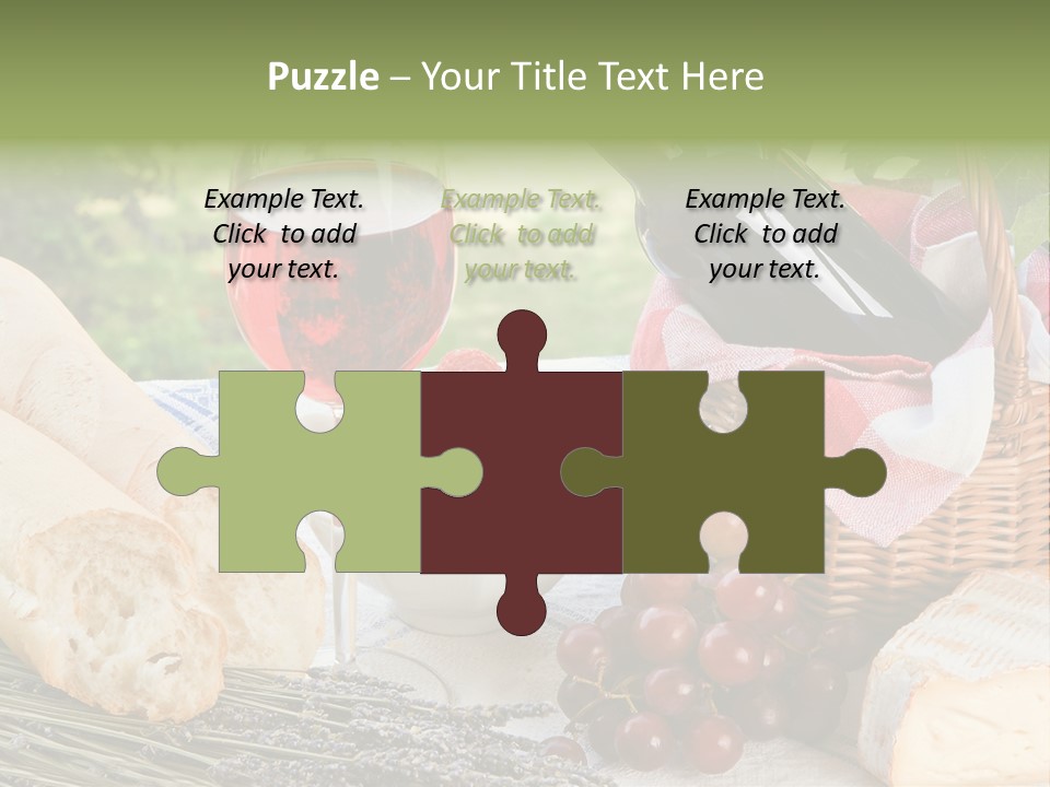 Crop Meal Cheese PowerPoint Template