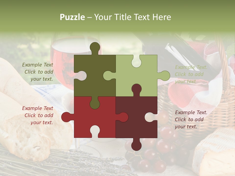 Crop Meal Cheese PowerPoint Template