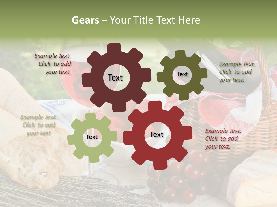 Crop Meal Cheese PowerPoint Template