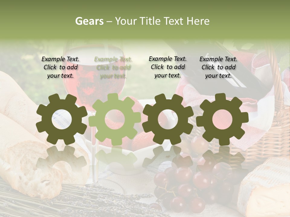Crop Meal Cheese PowerPoint Template