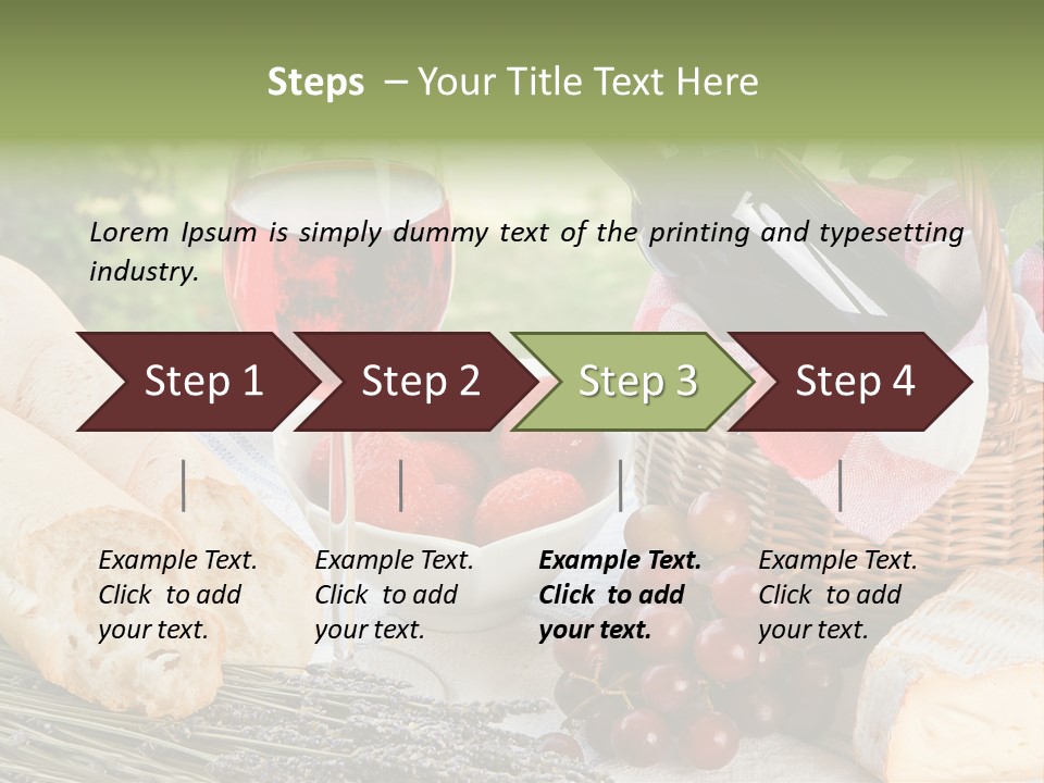 Crop Meal Cheese PowerPoint Template