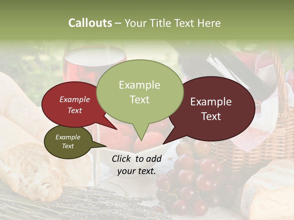 Crop Meal Cheese PowerPoint Template