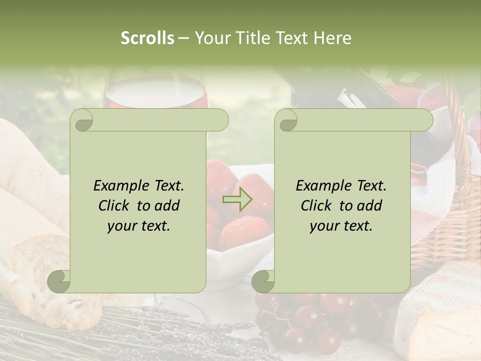 Crop Meal Cheese PowerPoint Template