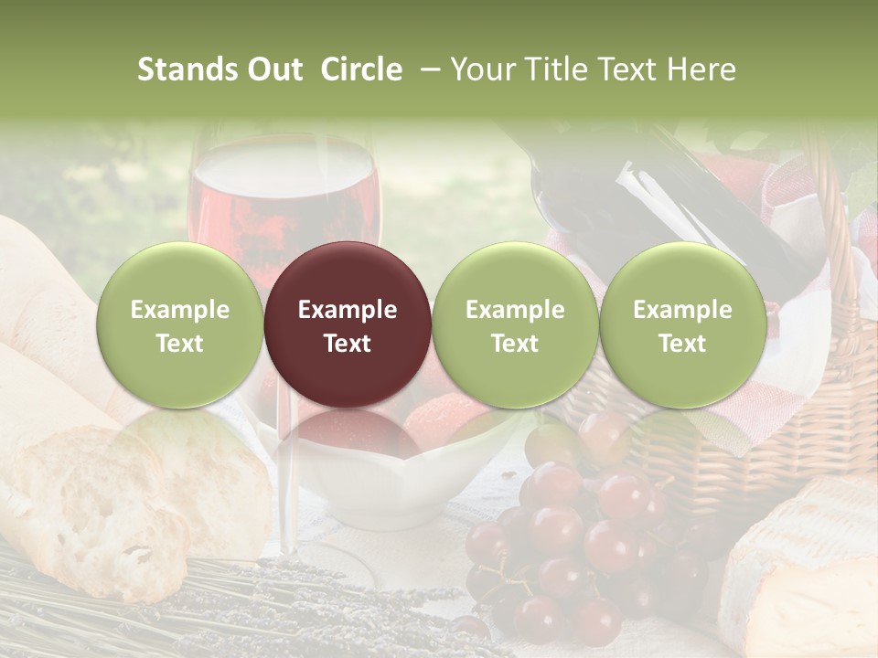 Crop Meal Cheese PowerPoint Template