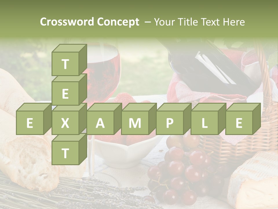 Crop Meal Cheese PowerPoint Template