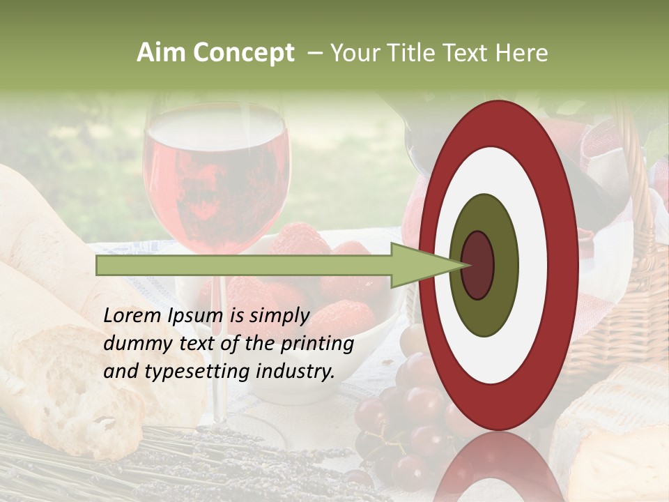 Crop Meal Cheese PowerPoint Template