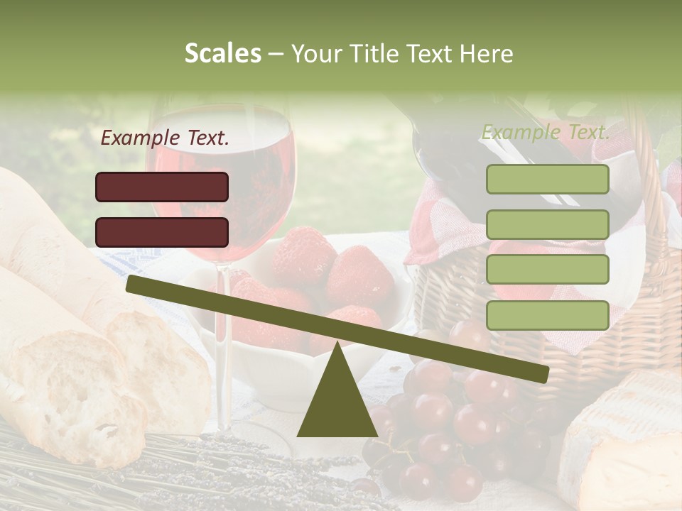 Crop Meal Cheese PowerPoint Template