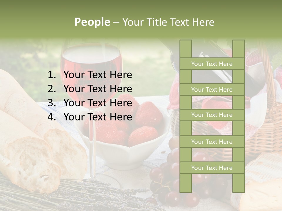 Crop Meal Cheese PowerPoint Template