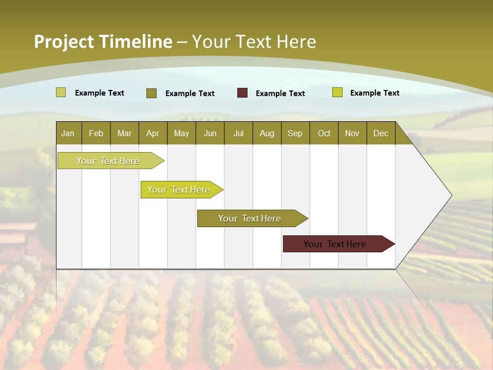Lone Italy Cypress PowerPoint Template