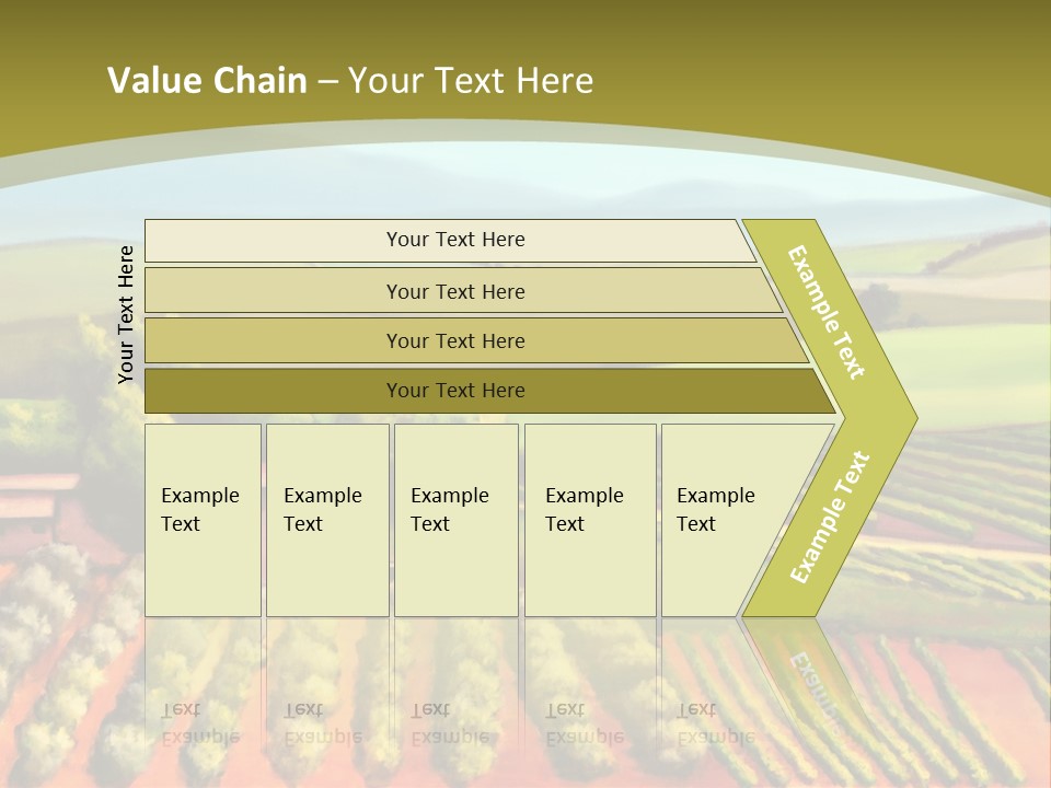 Lone Italy Cypress PowerPoint Template