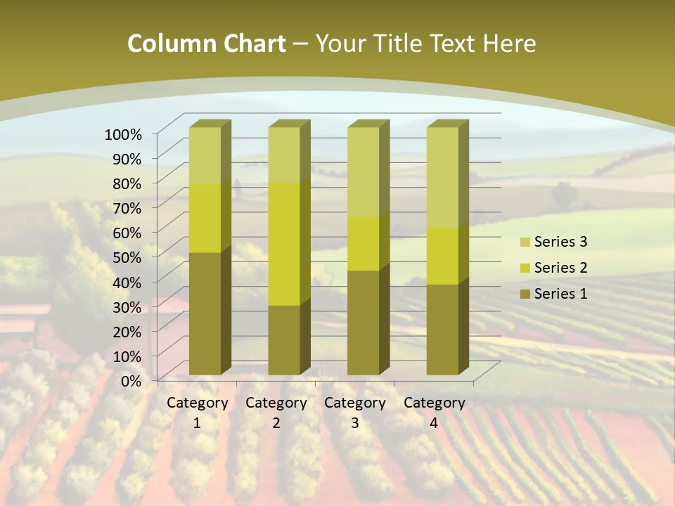 Lone Italy Cypress PowerPoint Template
