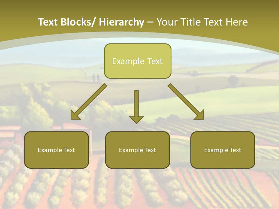 Lone Italy Cypress PowerPoint Template