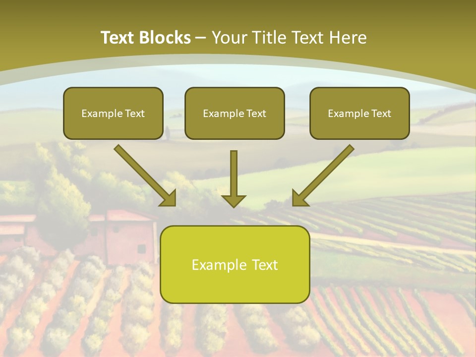 Lone Italy Cypress PowerPoint Template