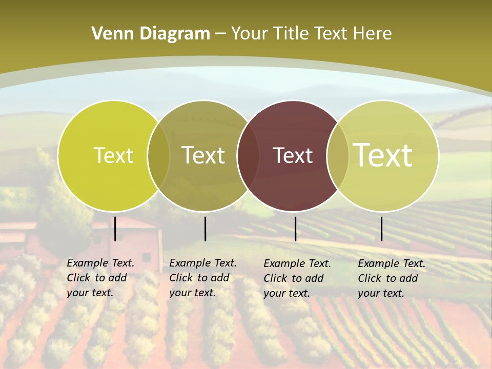 Lone Italy Cypress PowerPoint Template