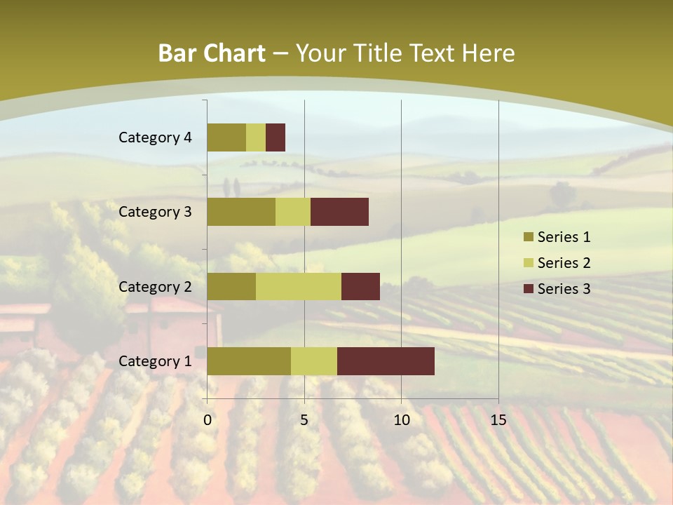 Lone Italy Cypress PowerPoint Template