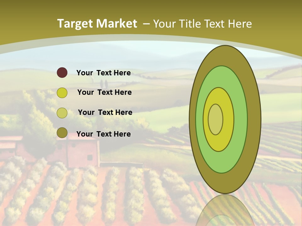 Lone Italy Cypress PowerPoint Template