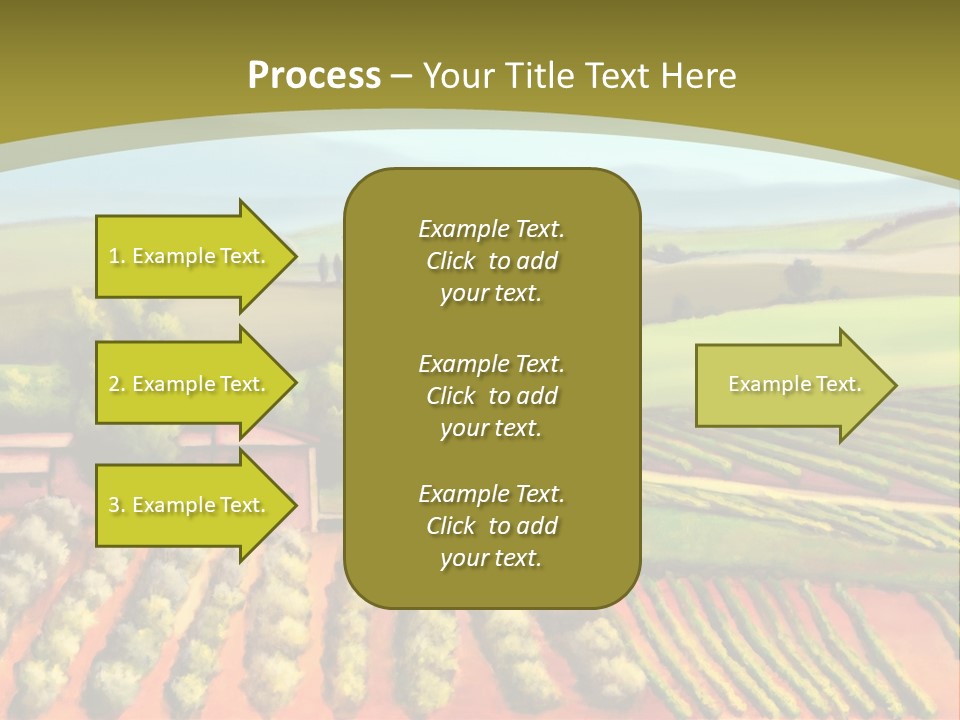 Lone Italy Cypress PowerPoint Template