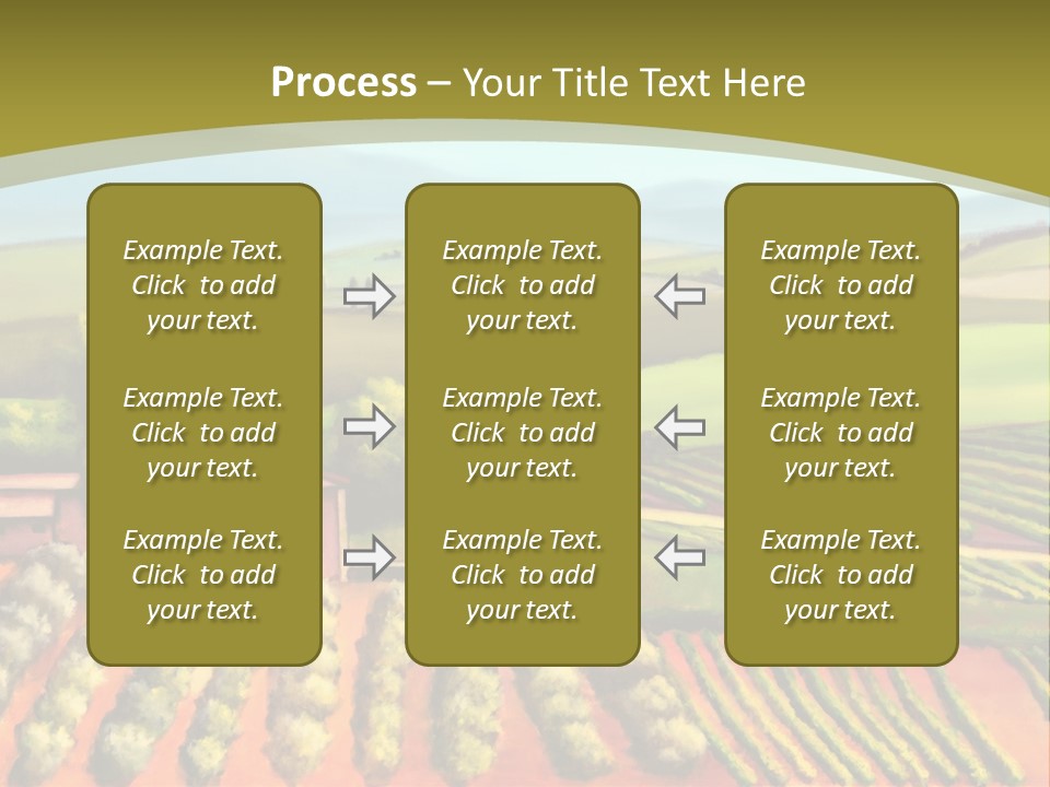 Lone Italy Cypress PowerPoint Template