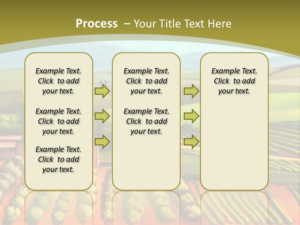 Lone Italy Cypress PowerPoint Template