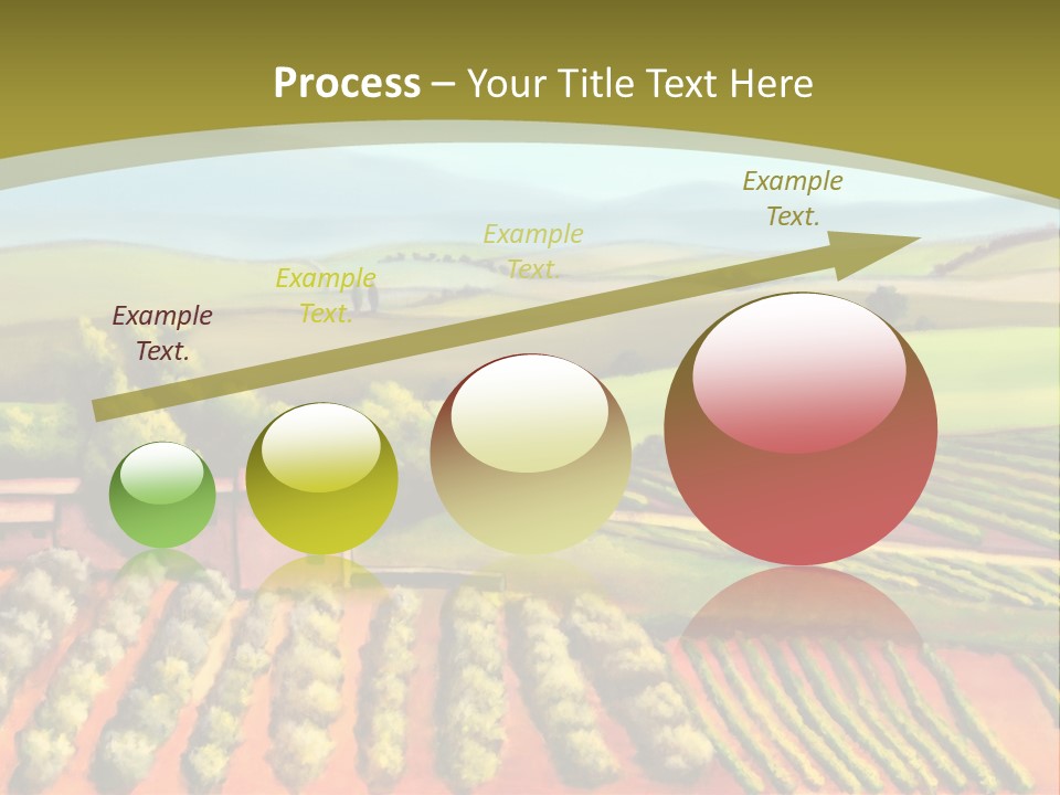 Lone Italy Cypress PowerPoint Template