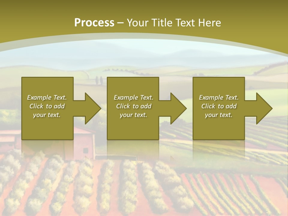 Lone Italy Cypress PowerPoint Template