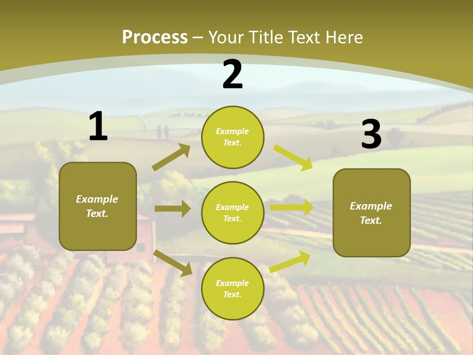 Lone Italy Cypress PowerPoint Template