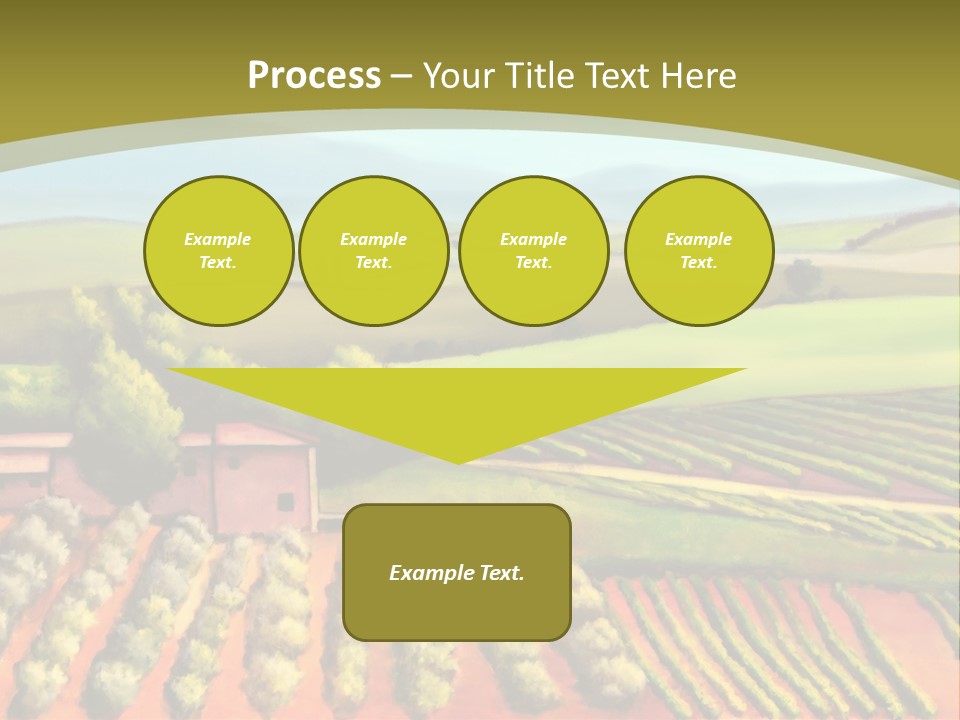 Lone Italy Cypress PowerPoint Template