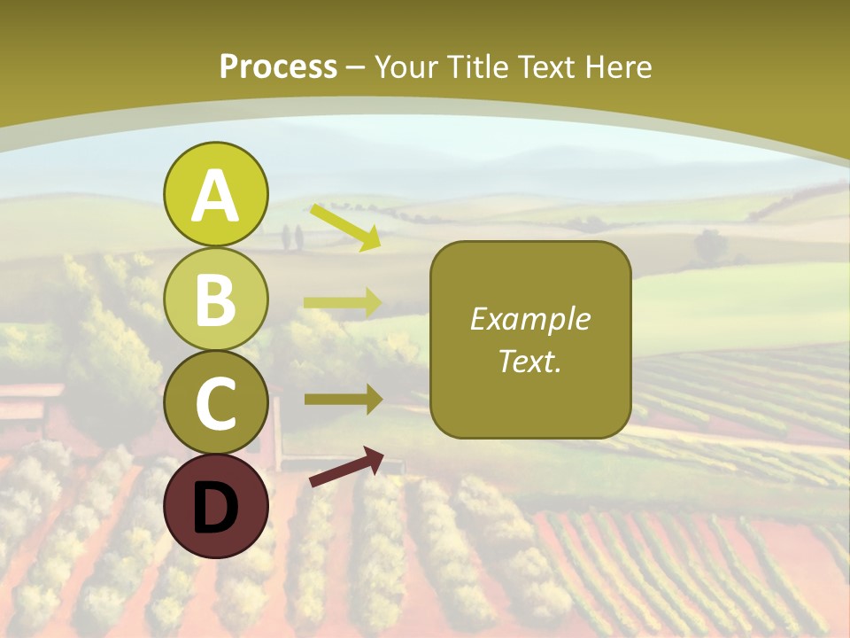 Lone Italy Cypress PowerPoint Template