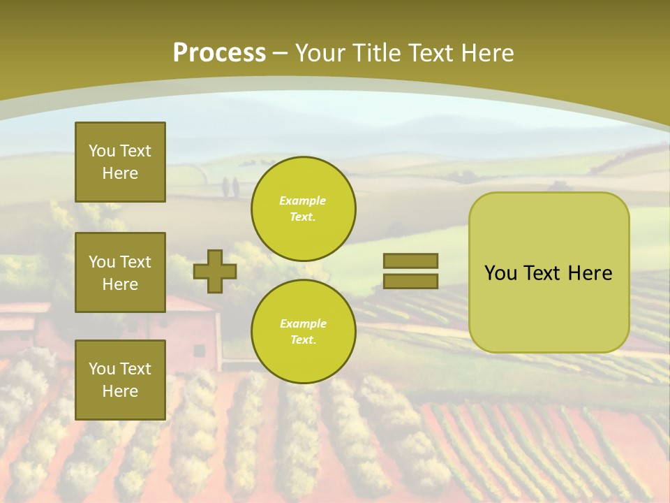 Lone Italy Cypress PowerPoint Template
