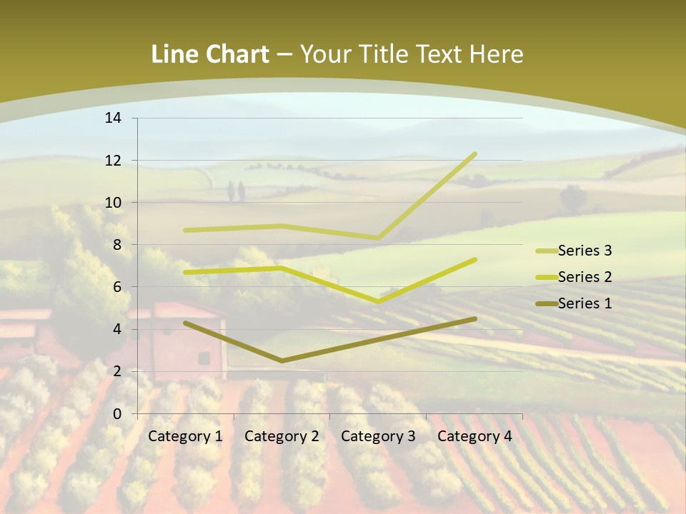 Lone Italy Cypress PowerPoint Template