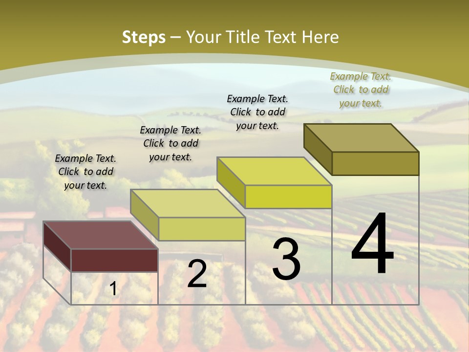 Lone Italy Cypress PowerPoint Template