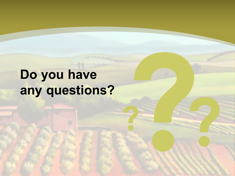 Lone Italy Cypress PowerPoint Template