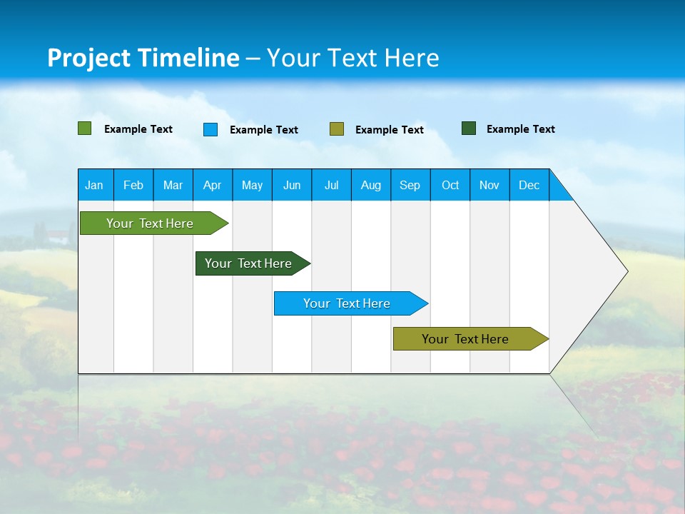 Sunny Field Cypress PowerPoint Template