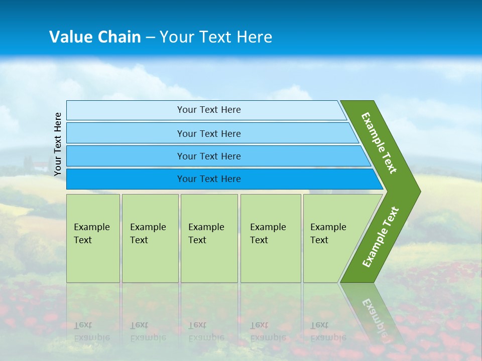 Sunny Field Cypress PowerPoint Template