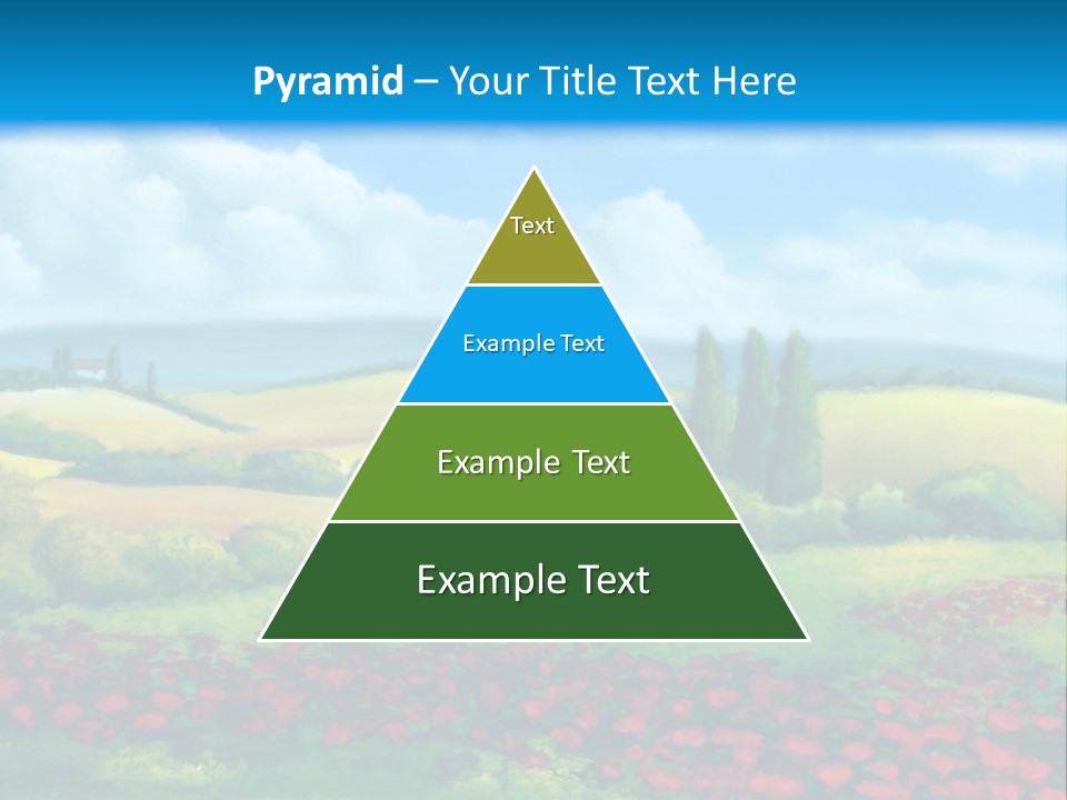 Sunny Field Cypress PowerPoint Template