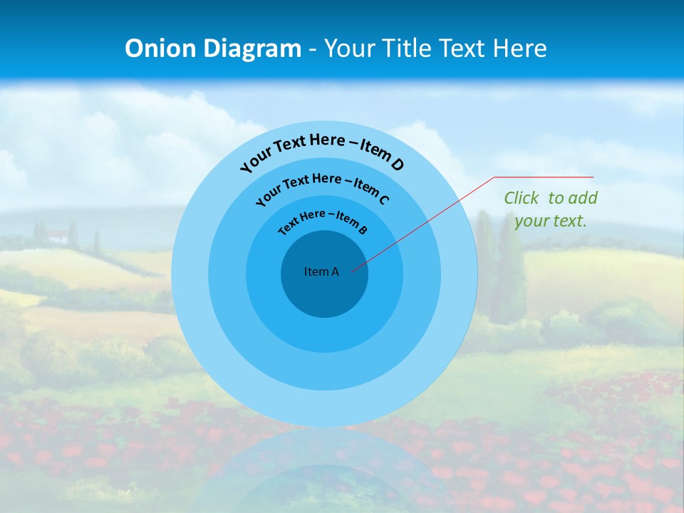 Sunny Field Cypress PowerPoint Template