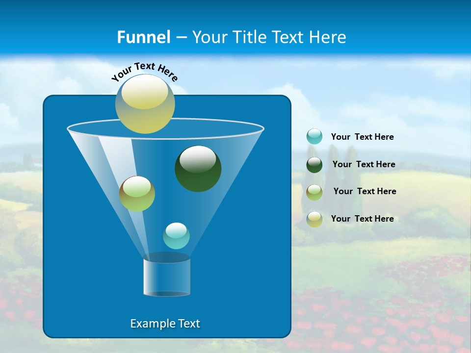 Sunny Field Cypress PowerPoint Template
