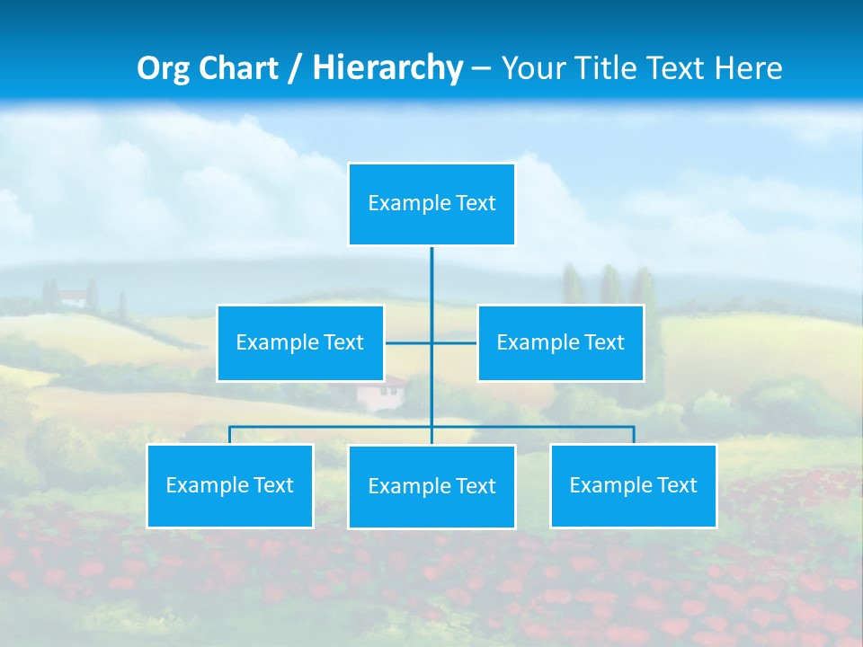 Sunny Field Cypress PowerPoint Template