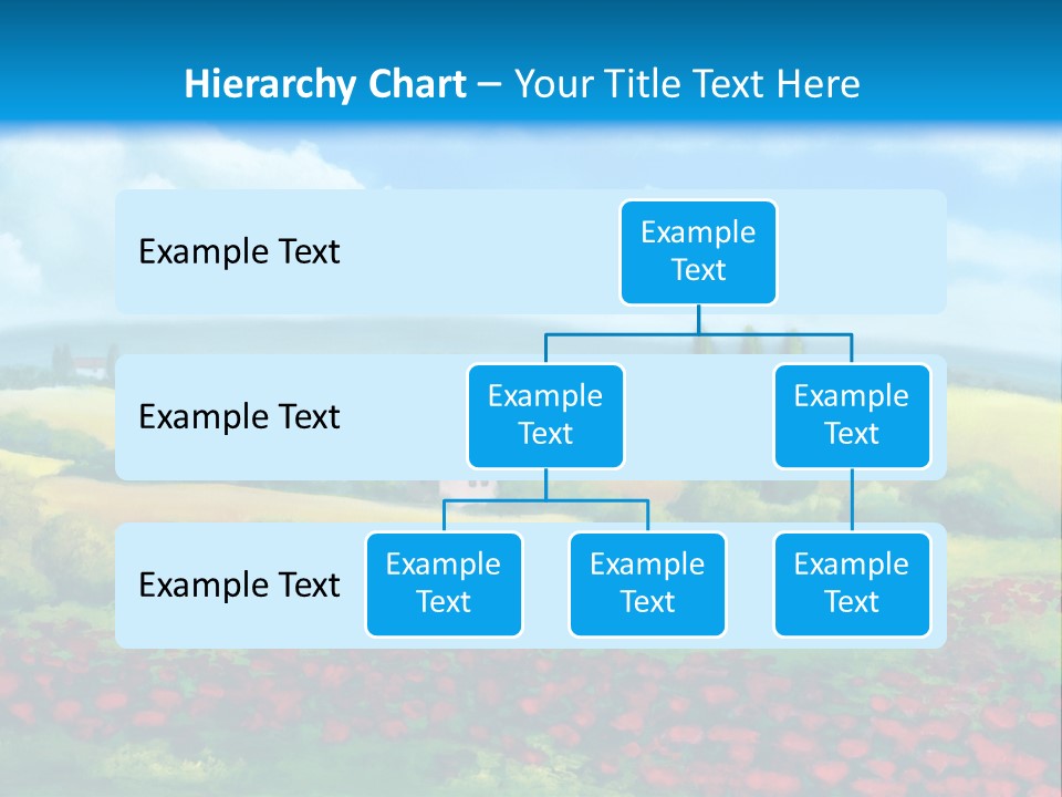 Sunny Field Cypress PowerPoint Template
